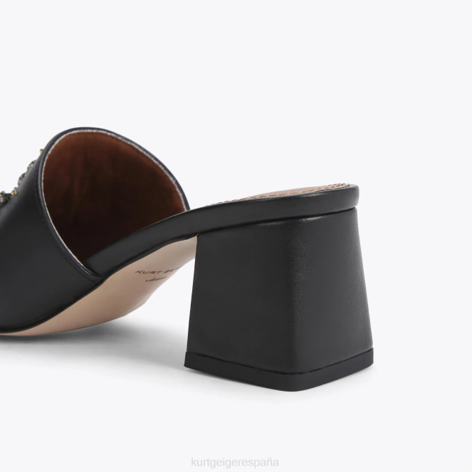 Kurt Geiger mujer Ojo de bloque de oliva de Londres 2LPR667 | calzados negro